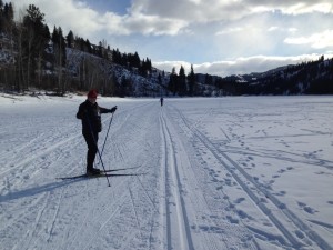 Snow on Patterson Lake 2014